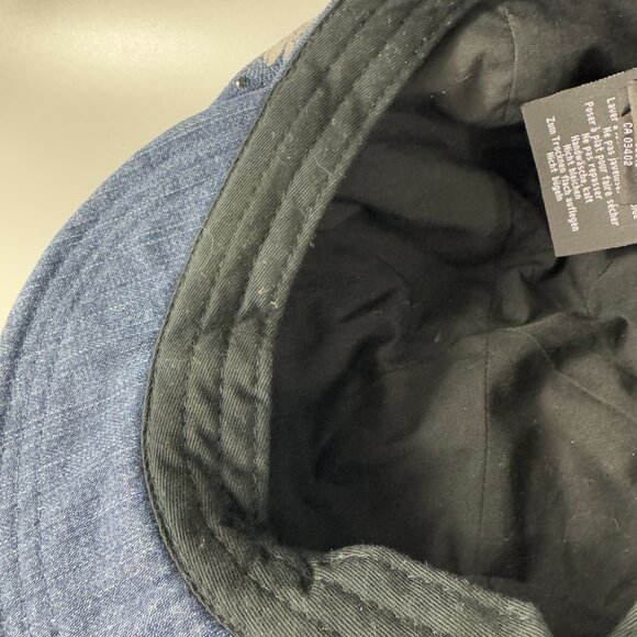 Harley Davidson Blue Denim Newsboy Gatsby Women's Hat Cap Medium Studded - Picture 10 of 13